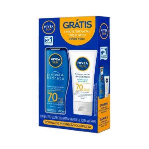 Kit Nivea Sun Protetor Solar Corporal + Facial FPS 70
