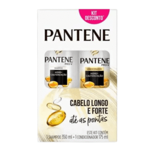 Kit Pantene Shampoo 350ml + Condicionador 175ml Cauterização
