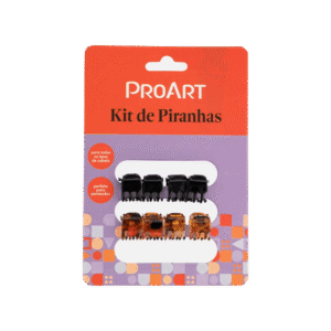Kit ProArt Piranhas de Cabelo 8 uni Sortidos