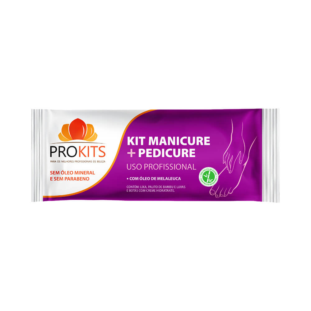 Kit Prokits Manicure + Pedicure Uso Profissional