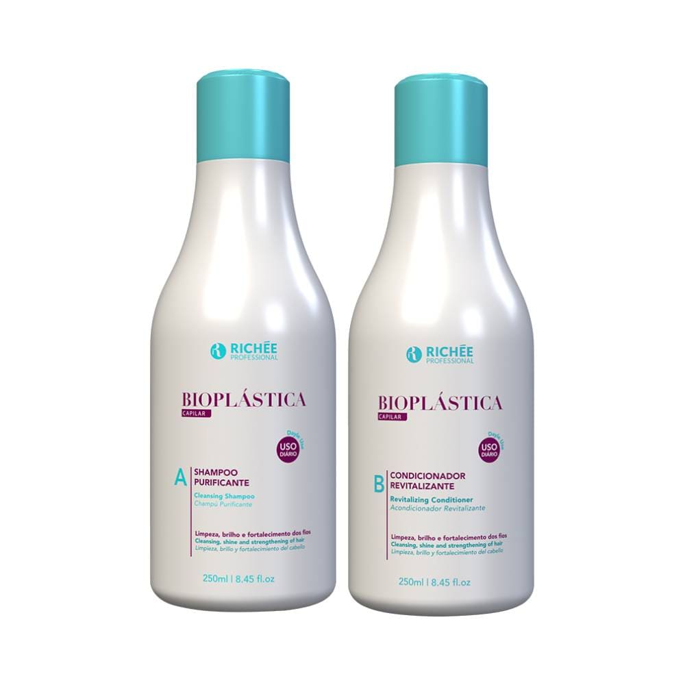 Kit Richée Bioplástica Shampoo e Condicionador (2x250ml)