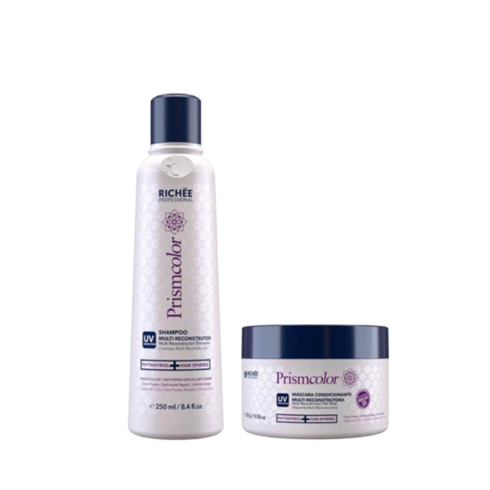Kit Richée Prismcolor Shampoo + Máscara Grátis Nécessaire