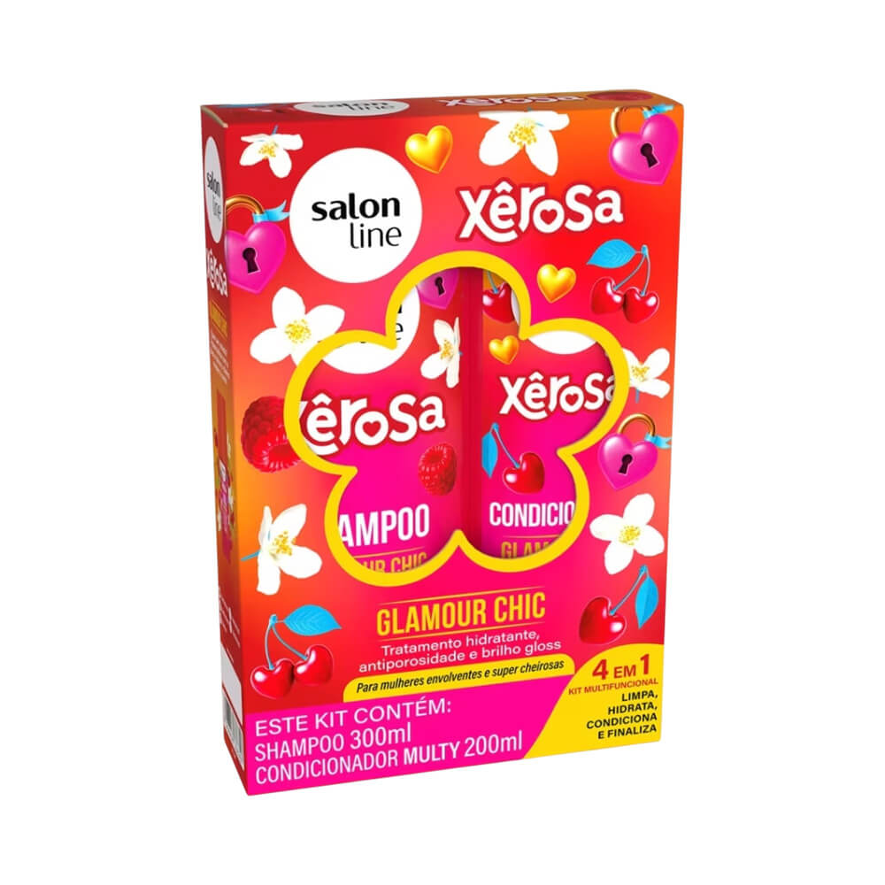 Kit Salon Line Shampoo + Condicionador Xerosa Glamour Chic
