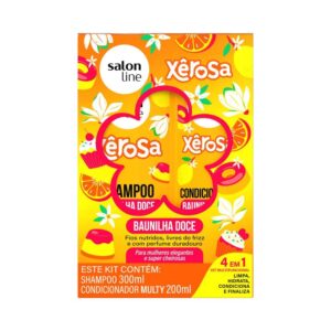 Kit Salon Line Xêrosa Shampoo + Condicionador Baunilha Doce
