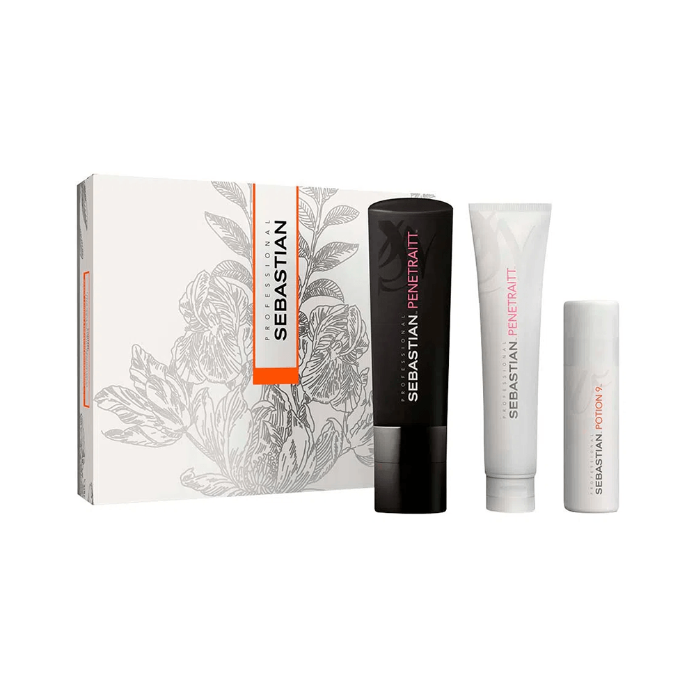 Kit Sebastian Penetraitt Shampoo + Máscara + Potion 9