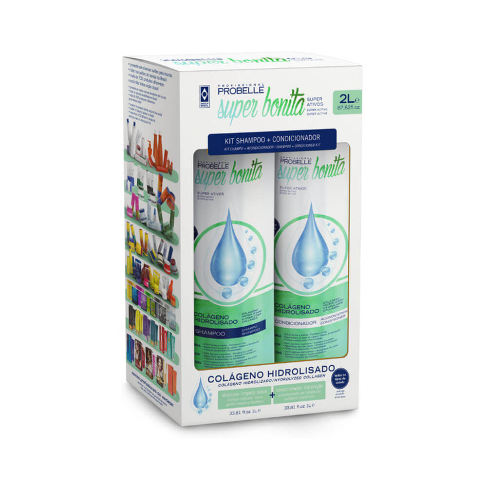 Kit Probelle Shampoo + Condicionador Colágeno Hidrolisado 2L