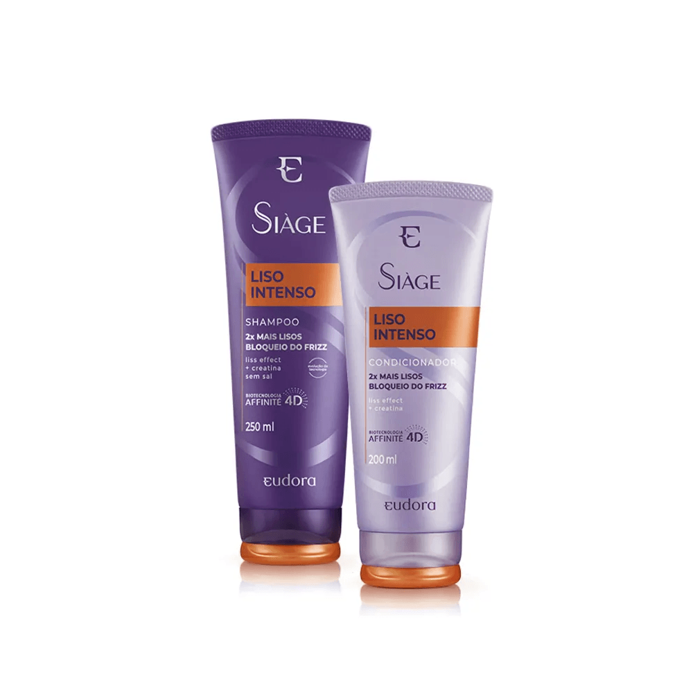 Kit Siàge Liso Intenso Shampoo + Condicionador