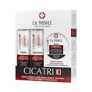 Kit Triskle Shampoo + Condicionador + Máscara Cicatri 10 750g