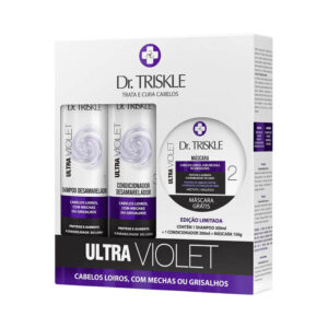 Kit Triskle Shampoo + Condicionador + Máscara Ultra Violet 750g