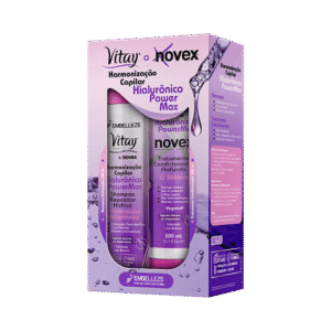 Kit Vitay Novex Hialurônico PowerMax Harmonização Capilar Shampoo + Condicionador