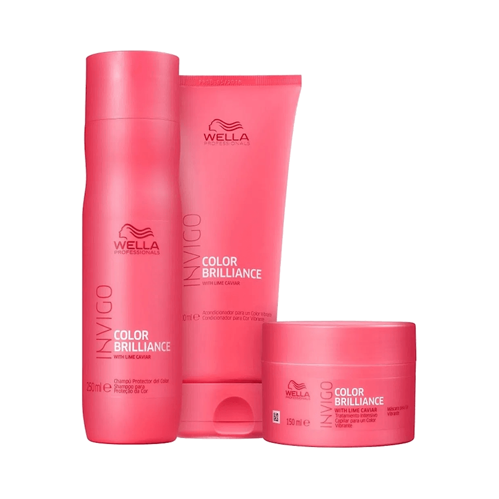 Kit Wella Professionals Invigo Color Brilliance Trio (3 Produtos)