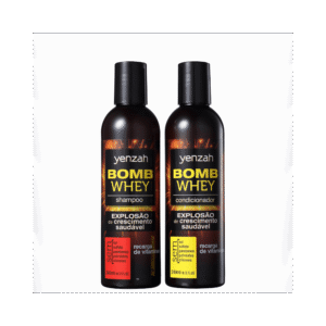 Kit Yenzah Shampoo + Condicionador Whey Bomb 240ml