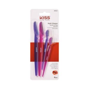 Kit de Navalhas Kiss New York Multi Shaper 4 Unidades