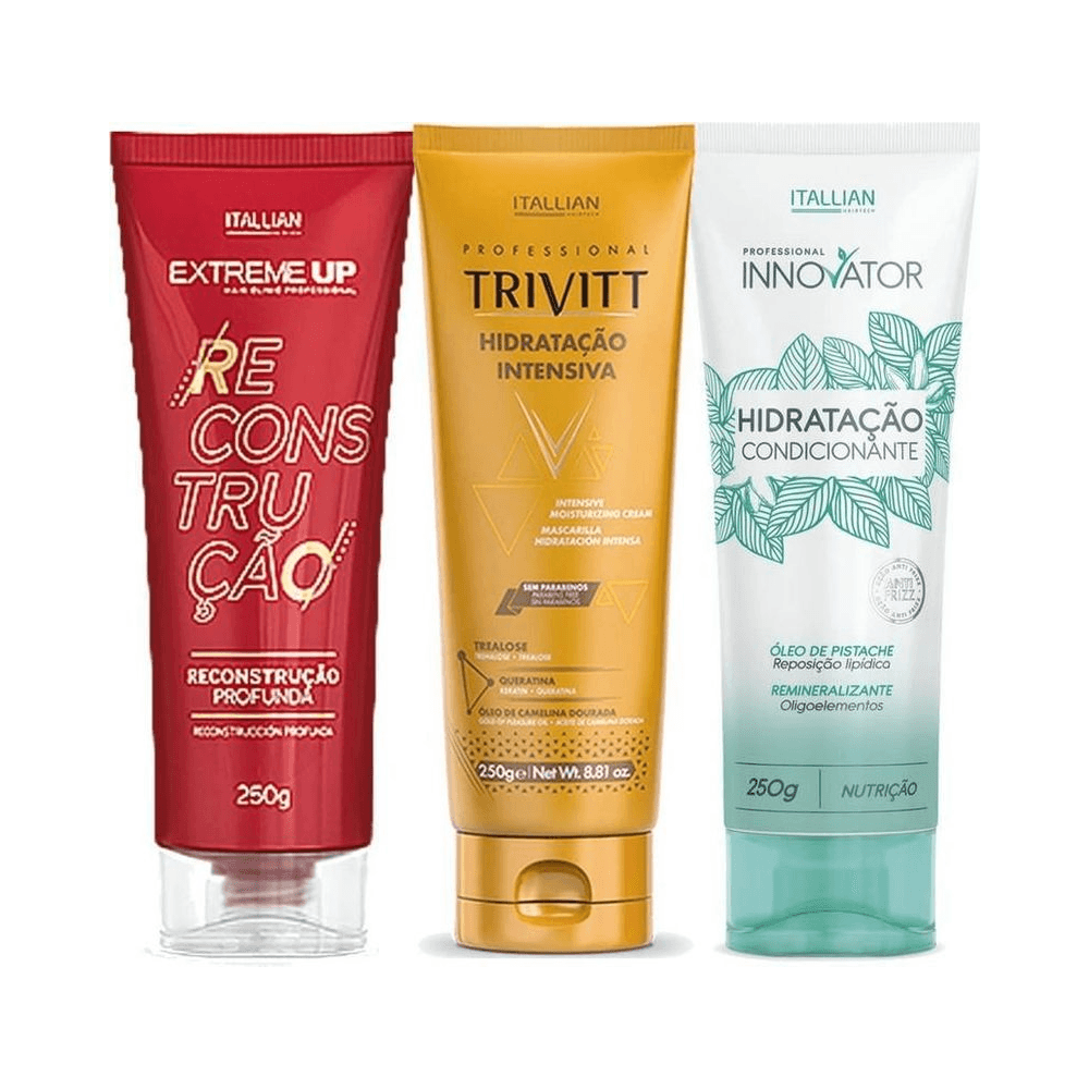 Kit de Cronograma Capilar Itallian Hairtech