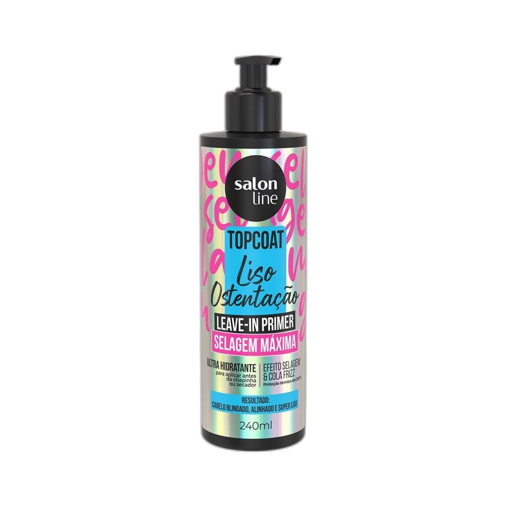 Leave-In Salon Line Top Coat Liso Ostentação 240ml