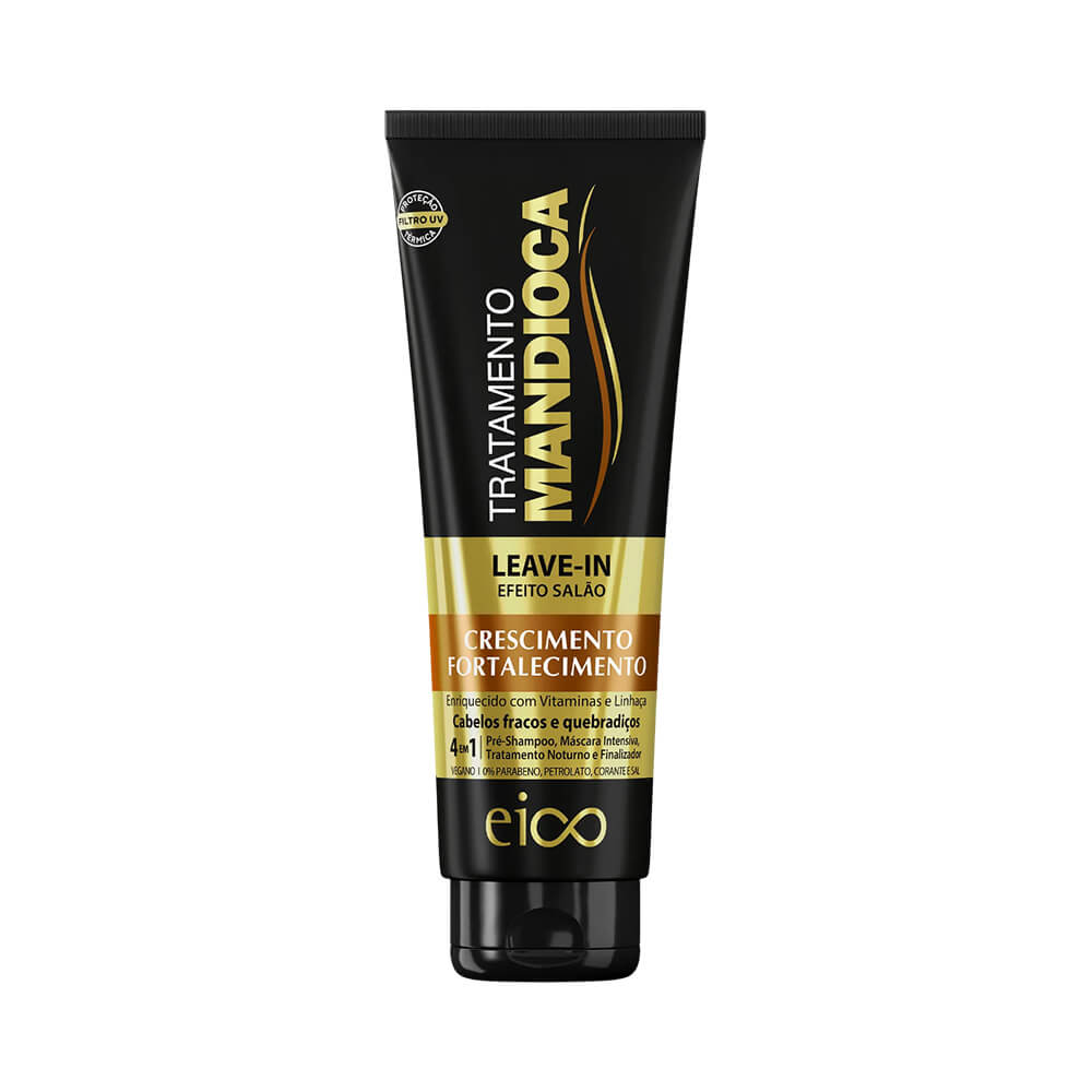Leave-in Eico Efeito Salão Mandioca 200ml