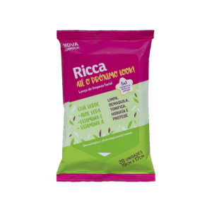 Lenço Removedor de Maquiagem Ricca 20 Unidades (3712)