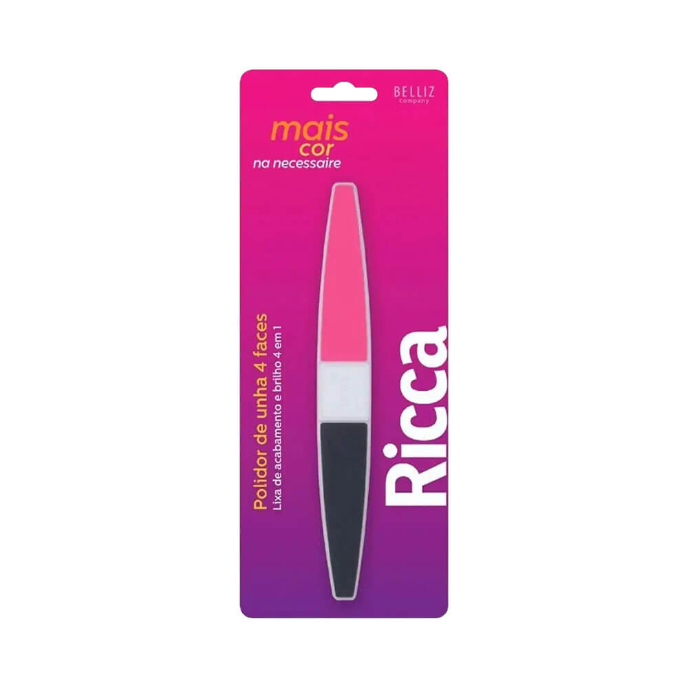 Lixa Ricca Polidor de Unhas 4 Faces 722
