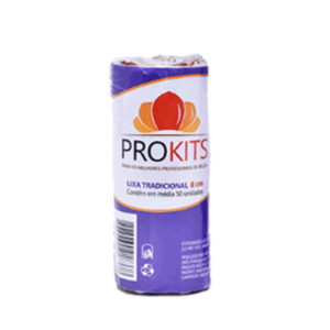 Lixa Tradicional Prokits 8cm Com 50 Unidades