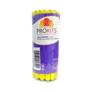 Lixa de Unha Prokits Canário 13cm com 100 Unidades