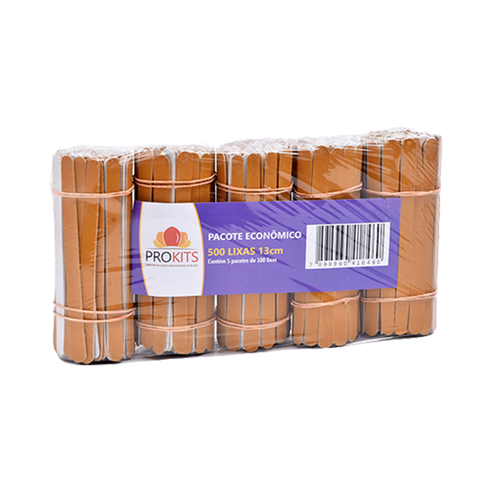 Lixas Prokits Tradicional 13cm Com 500 Unidades