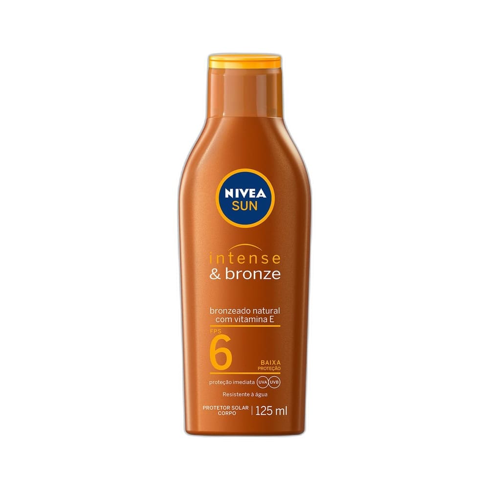 Loção Bronzeadora Nivea Sun Intense & Bronze FPS6 125ml