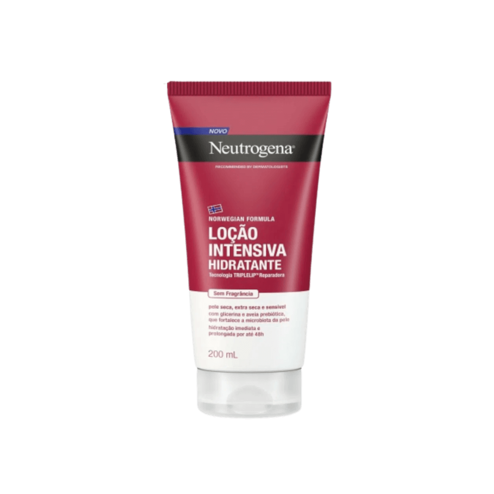Loção Hidratante Corporal Neutrogena Norwegian Intensivo Sem Fragrância 200ml