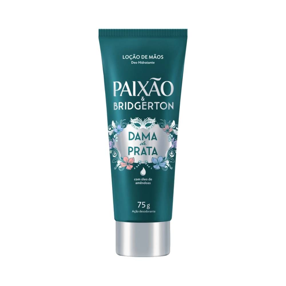 Loção Hidratante de Mãos Paixão & Bridgerton Dama de Prata 75g