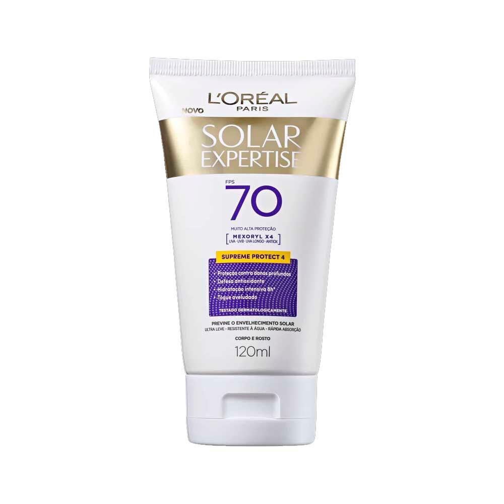 Protetor Solar L'Oréal Expertise FPS70 120ml