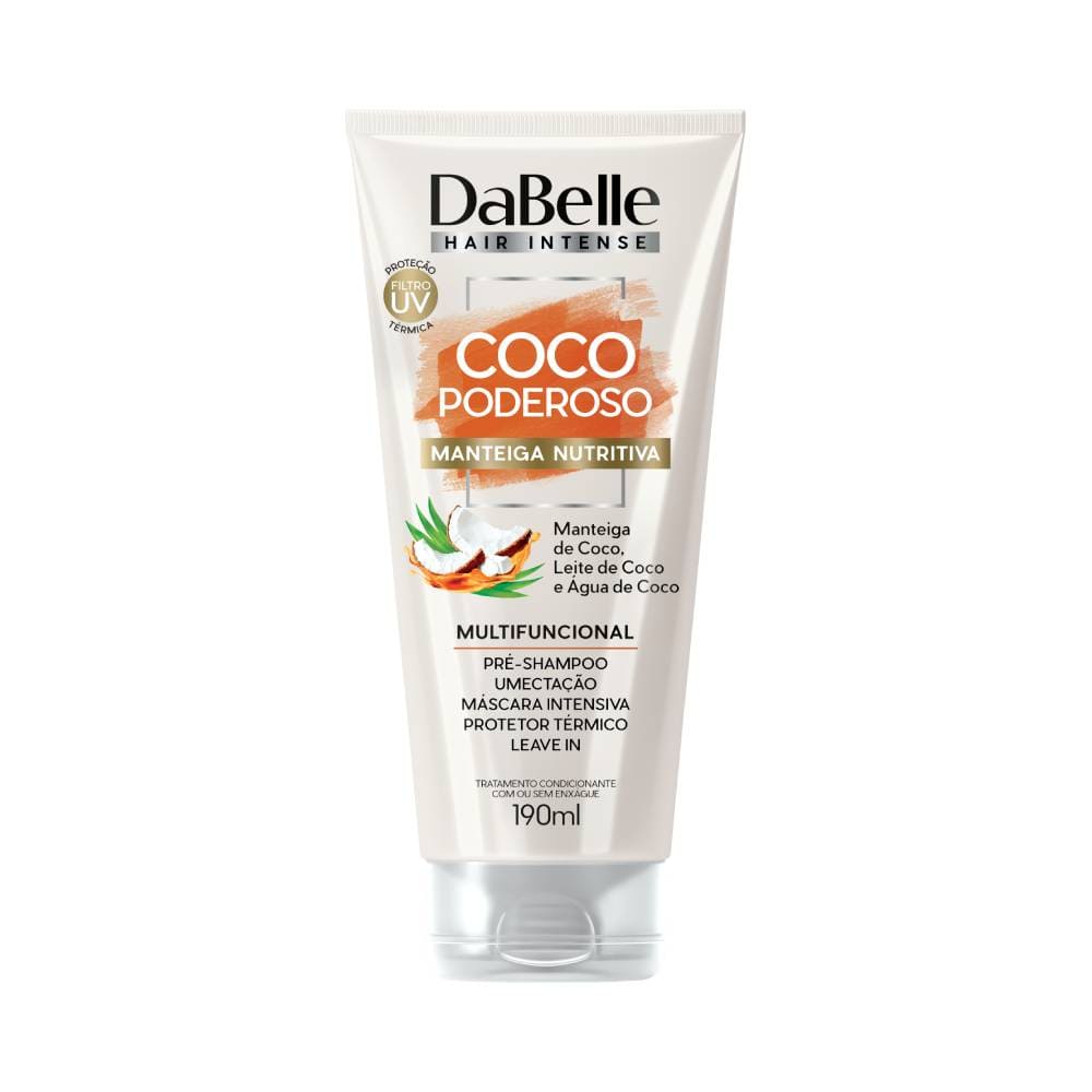 Manteiga Nutritiva DaBelle Capilar Coco Poderoso 190ml