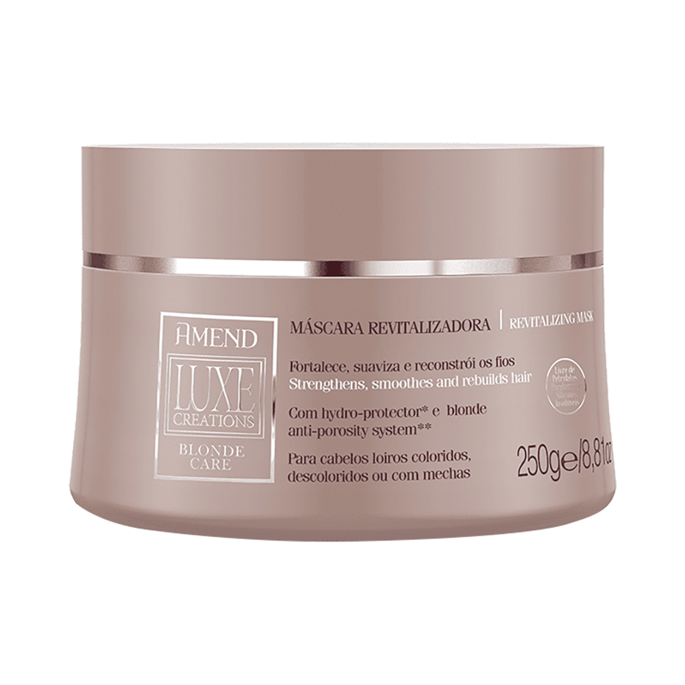 Máscara Amend Luxe Creations Blonde Care 250g