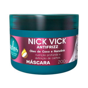 Máscara Antifrizz Nick e Vick Cachos 200gr
