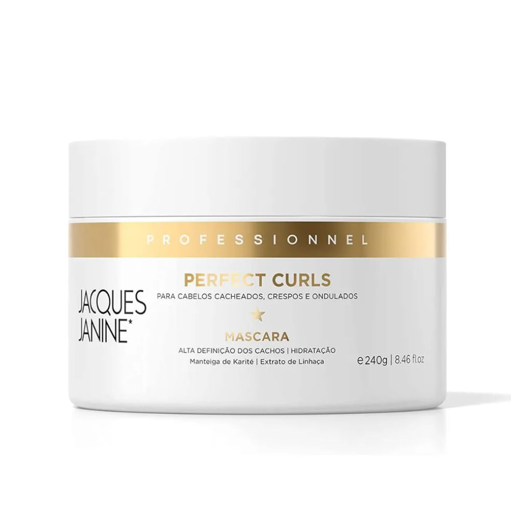 Máscara Capilar Jacques Janine de Tratamento Perfect Curls 240g
