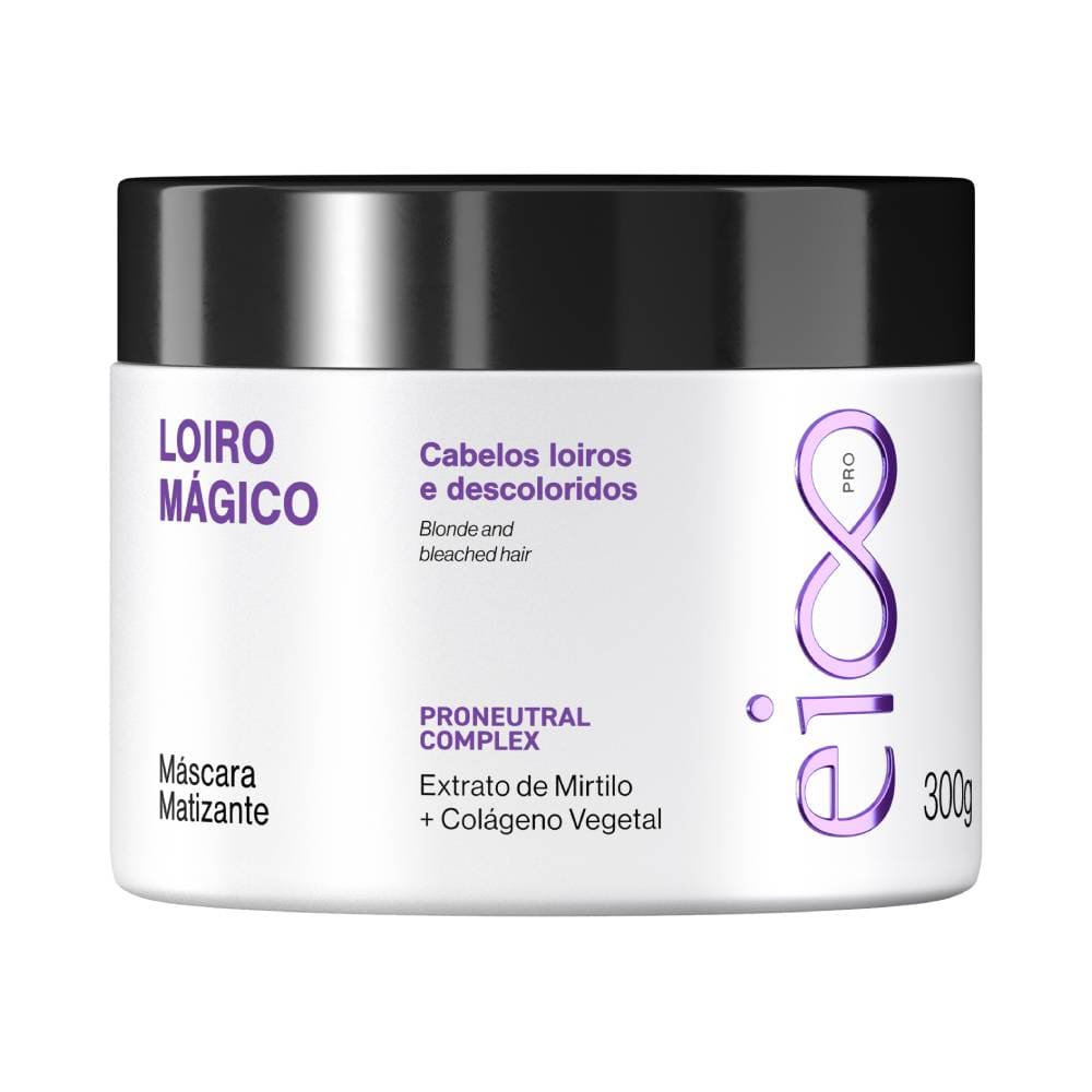 Máscara Capilar Eico Professional Matizador Loiro Mágico 300g