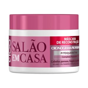 Máscara Capilar Eico Reconstrução Salão em Casa Cronograma Profissional 270g