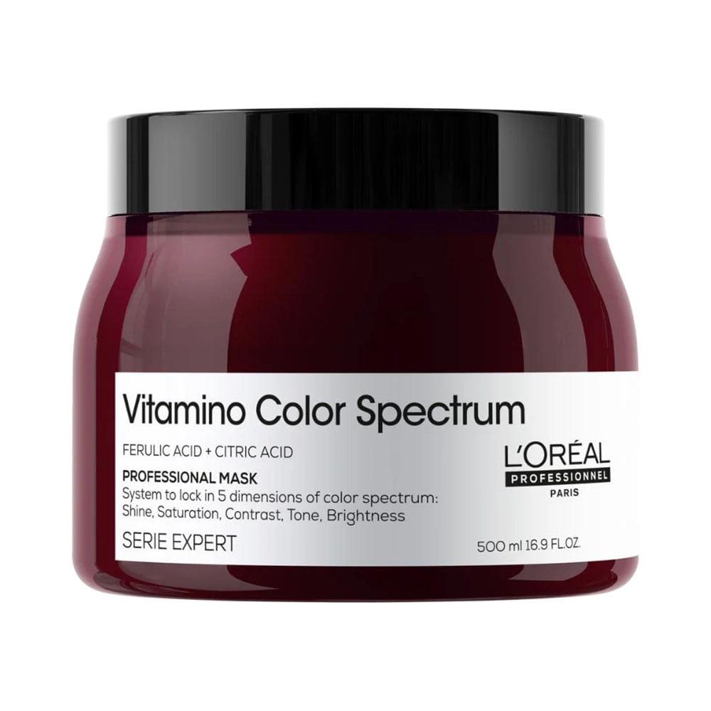 Máscara Capilar L'Oréal Professionnel Serie Expert Vitamino Color Spectrum 500ml