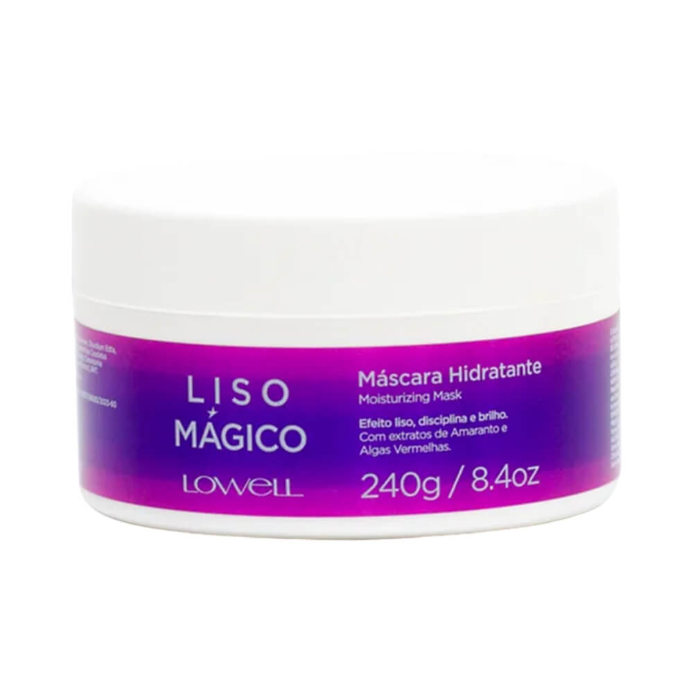 Máscara Capilar Lowell Liso Mágico 240g