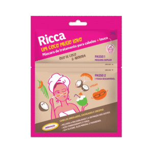 Máscara Capilar de Hidratação Ricca Óleo de Coco e Abóbora