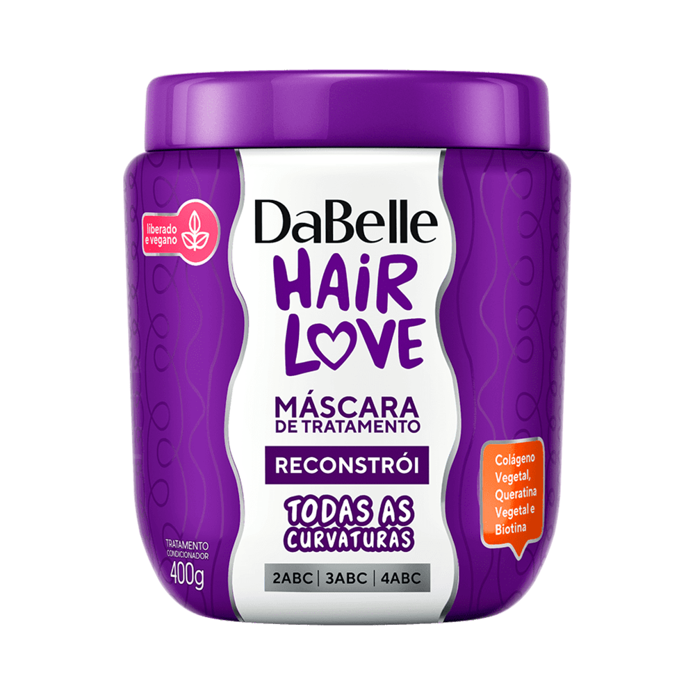 Máscara Dabelle Hair Love Reconstrói 400g