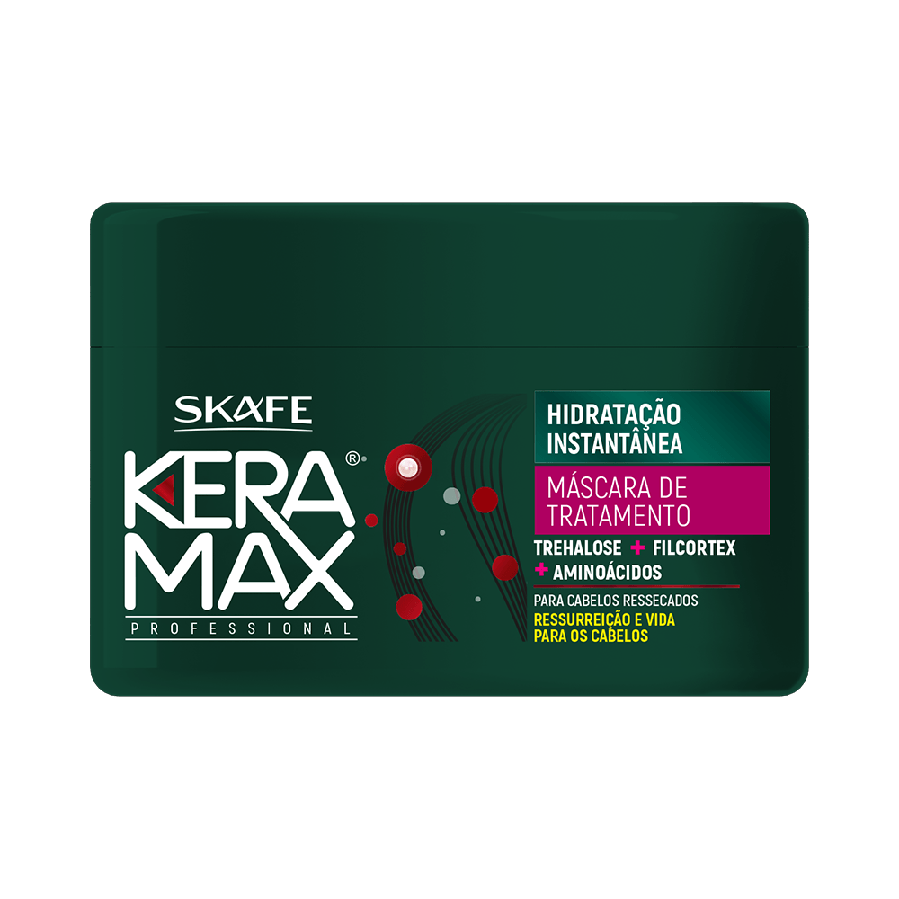 Máscara De Tratamento Keramax Hidratação Instantânea 350g