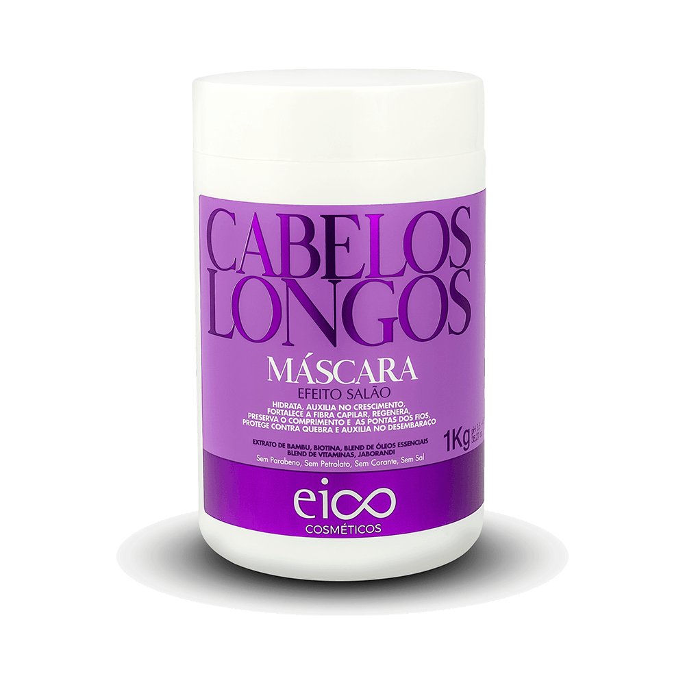 Máscara Eico Cabelos Longos 1000g