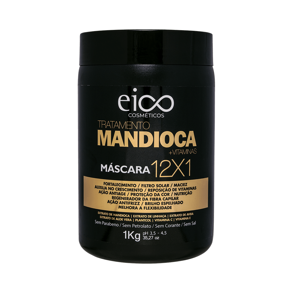 Máscara Eico Tratamento Mandioca 1000g