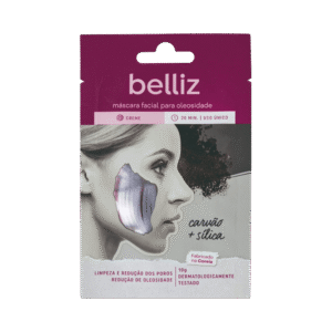 Máscara Facial Belliz para Oleosidade Carvão e Sílica (3764)
