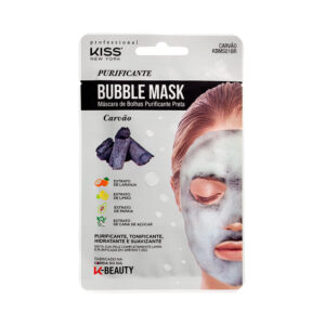 Máscara Facial Kiss New York Bubble Mask Purificante Carvão