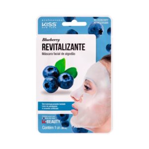 Máscara Facial Kiss New York Revitalizante Blueberry