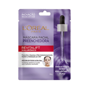 Máscara Facial L'Oréal Paris Revitalift Hialurônico Preenchedora 30g