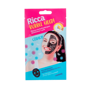 Máscara Facial Ricca Borbulhante para Desintoxicar a Pele