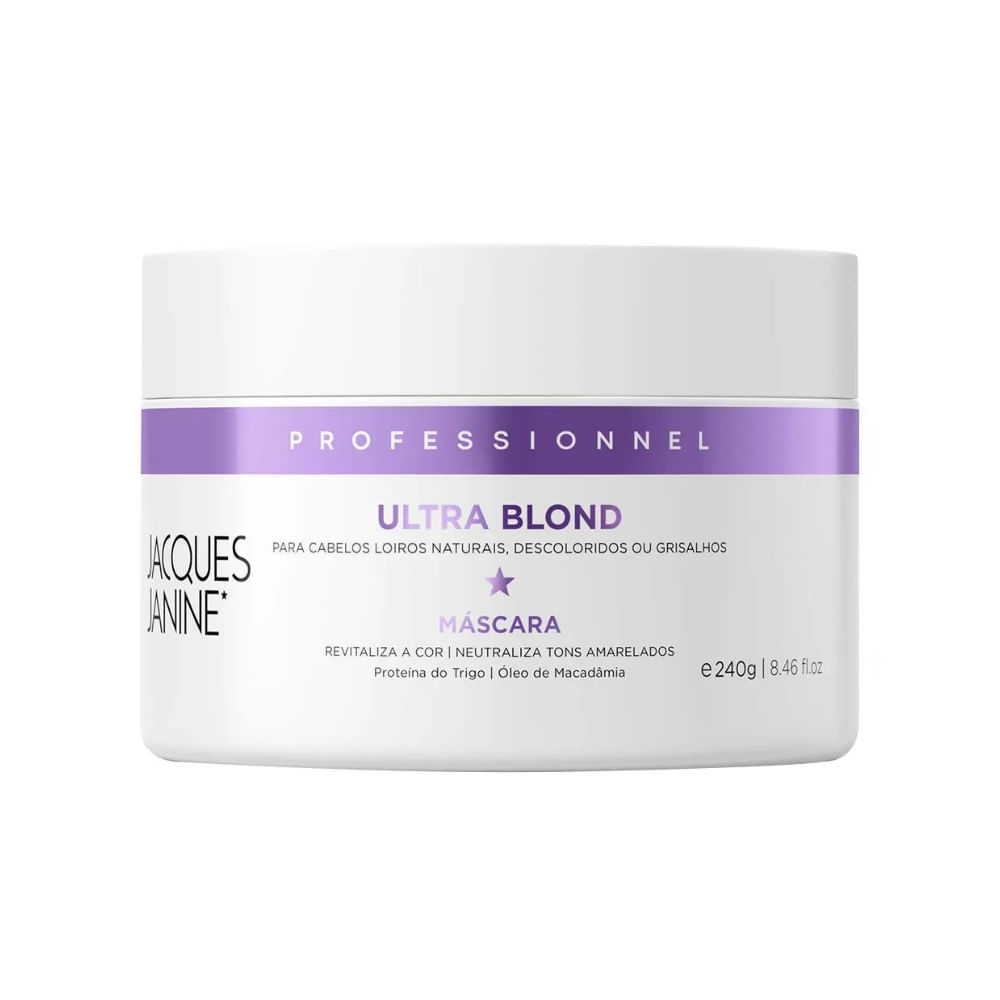 Máscara Capilar Jacques Janine de Tratamento Ultra Blond 240g