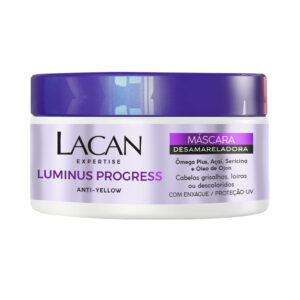 Máscara Lacan Nutritiva Desamareladora Luminus Progress 300g