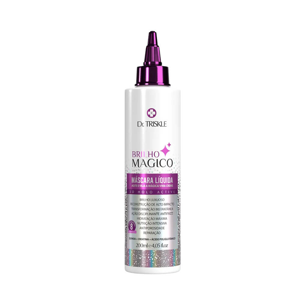 Máscara Líquida Capilar Triskle Brilho Mágico 200ml